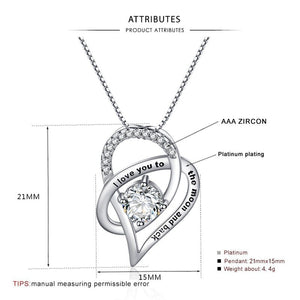 Girl Necklaces for Daughter Mother Gifts Heart Pendant Necklace Jewelry Women Choker Necklaces Pendants Collares Bijoux Birthday | 0 | Tage-Active
