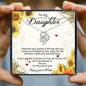 Girl Necklaces for Daughter Mother Gifts Heart Pendant Necklace Jewelry Women Choker Necklaces Pendants Collares Bijoux Birthday | 0 | Tage-Active