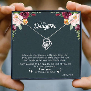 Girl Necklaces for Daughter Mother Gifts Heart Pendant Necklace Jewelry Women Choker Necklaces Pendants Collares Bijoux Birthday | 0 | Tage-Active