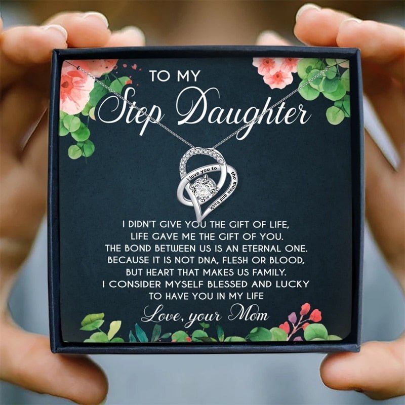 Girl Necklaces for Daughter Mother Gifts Heart Pendant Necklace Jewelry Women Choker Necklaces Pendants Collares Bijoux Birthday | 0 | Tage-Active