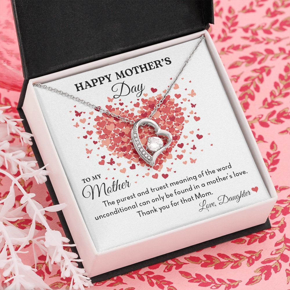 Happy Mother's Day | The Purest And Truest (Forever Love Necklace) | Jewelry | C30025TG, C30025TR, lx-C30025, PB23-WOOD, PROD-2070596, PT-781, TNM-1, USER-43062 | TageUnlimited