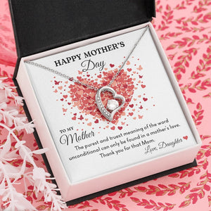 Happy Mother's Day | The Purest And Truest (Forever Love Necklace) | Jewelry | C30025TG, C30025TR, lx-C30025, PB23-WOOD, PROD-2070596, PT-781, TNM-1, USER-43062 | TageUnlimited