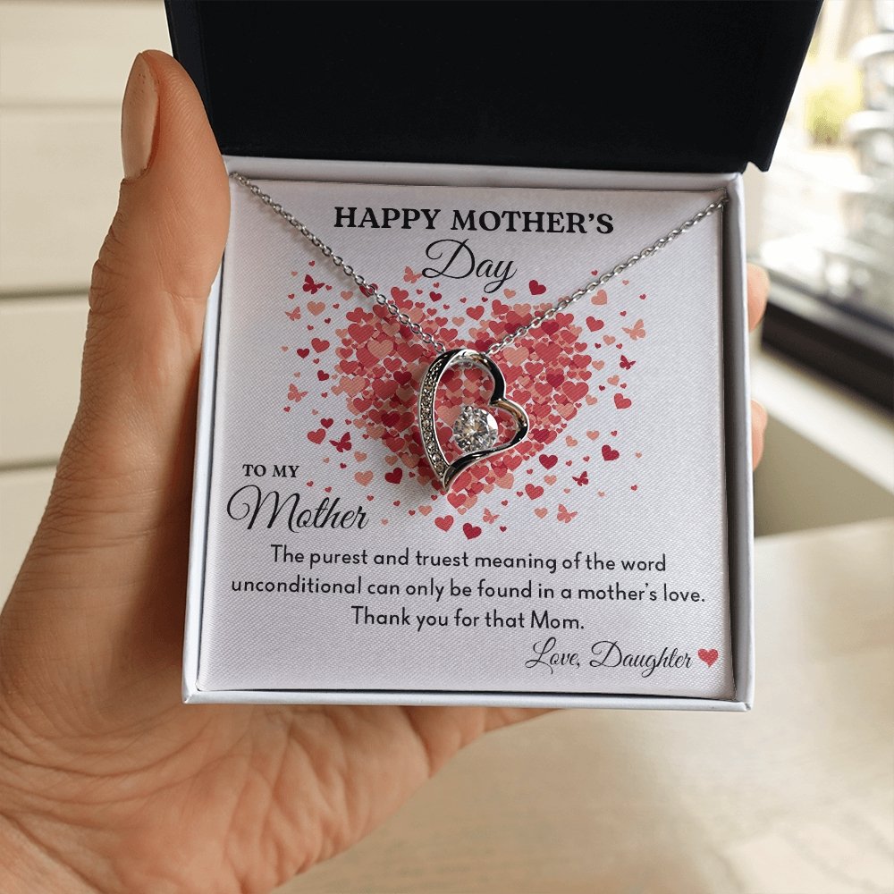 Happy Mother's Day | The Purest And Truest (Forever Love Necklace) | Jewelry | C30025TG, C30025TR, lx-C30025, PB23-WOOD, PROD-2070596, PT-781, TNM-1, USER-43062 | TageUnlimited