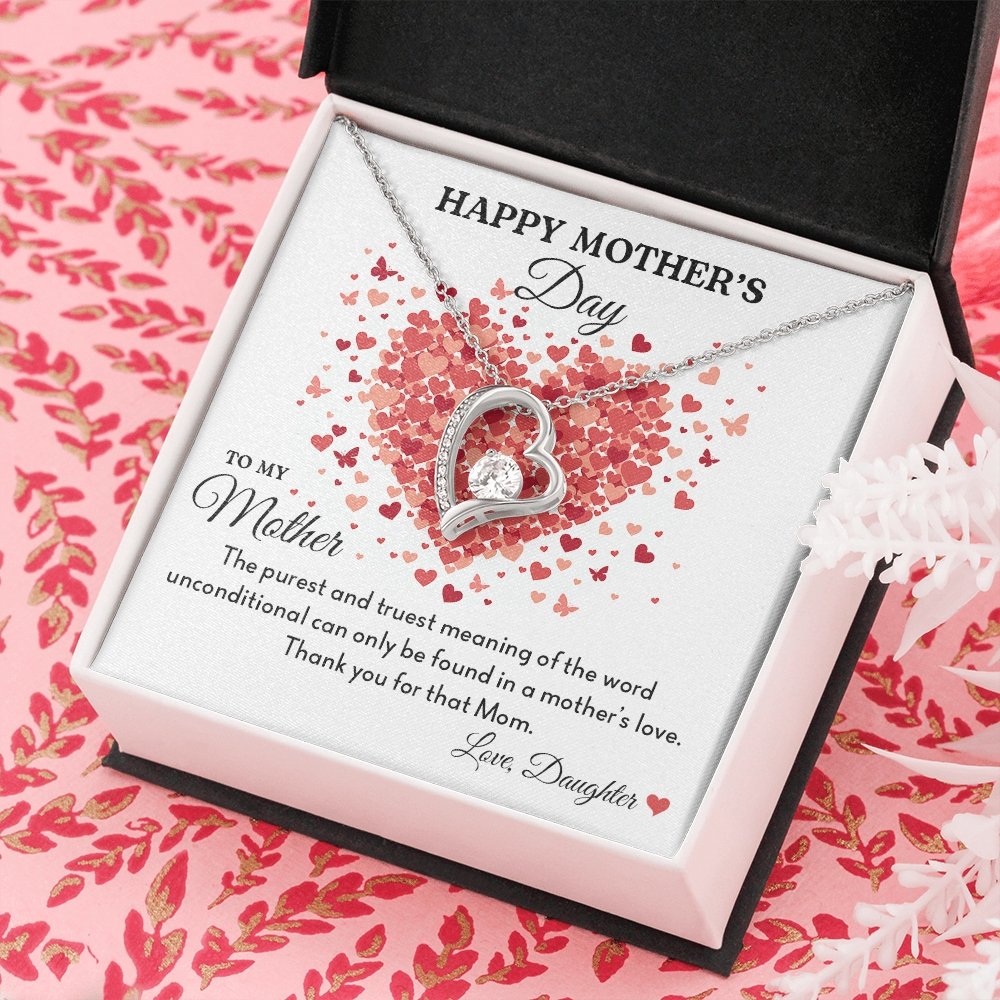 Happy Mother's Day | The Purest And Truest (Forever Love Necklace) | Jewelry | C30025TG, C30025TR, lx-C30025, PB23-WOOD, PROD-2070596, PT-781, TNM-1, USER-43062 | TageUnlimited