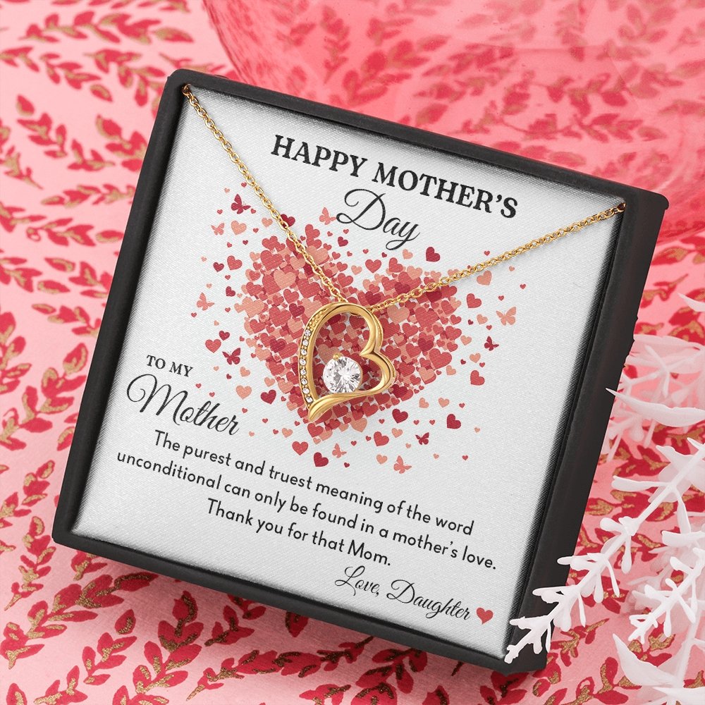 Happy Mother's Day | The Purest And Truest (Forever Love Necklace) | Jewelry | C30025TG, C30025TR, lx-C30025, PB23-WOOD, PROD-2070596, PT-781, TNM-1, USER-43062 | TageUnlimited