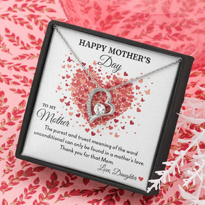 Happy Mother's Day | The Purest And Truest (Forever Love Necklace) | Jewelry | C30025TG, C30025TR, lx-C30025, PB23-WOOD, PROD-2070596, PT-781, TNM-1, USER-43062 | TageUnlimited