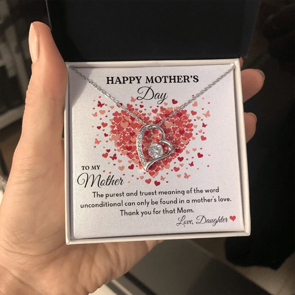 Happy Mother's Day | The Purest And Truest (Forever Love Necklace) | Jewelry | C30025TG, C30025TR, lx-C30025, PB23-WOOD, PROD-2070596, PT-781, TNM-1, USER-43062 | TageUnlimited