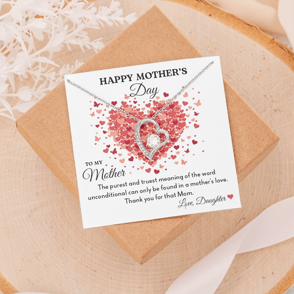 Happy Mother's Day | The Purest And Truest (Forever Love Necklace) | Jewelry | C30025TG, C30025TR, lx-C30025, PB23-WOOD, PROD-2070596, PT-781, TNM-1, USER-43062 | TageUnlimited
