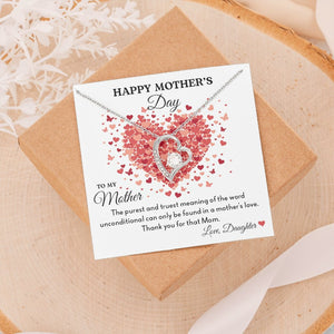 Happy Mother's Day | The Purest And Truest (Forever Love Necklace) | Jewelry | C30025TG, C30025TR, lx-C30025, PB23-WOOD, PROD-2070596, PT-781, TNM-1, USER-43062 | TageUnlimited
