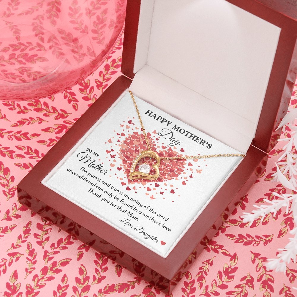 Happy Mother's Day | The Purest And Truest (Forever Love Necklace) | Jewelry | C30025TG, C30025TR, lx-C30025, PB23-WOOD, PROD-2070596, PT-781, TNM-1, USER-43062 | TageUnlimited