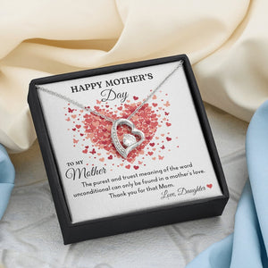 Happy Mother's Day | The Purest And Truest (Forever Love Necklace) | Jewelry | C30025TG, C30025TR, lx-C30025, PB23-WOOD, PROD-2070596, PT-781, TNM-1, USER-43062 | TageUnlimited