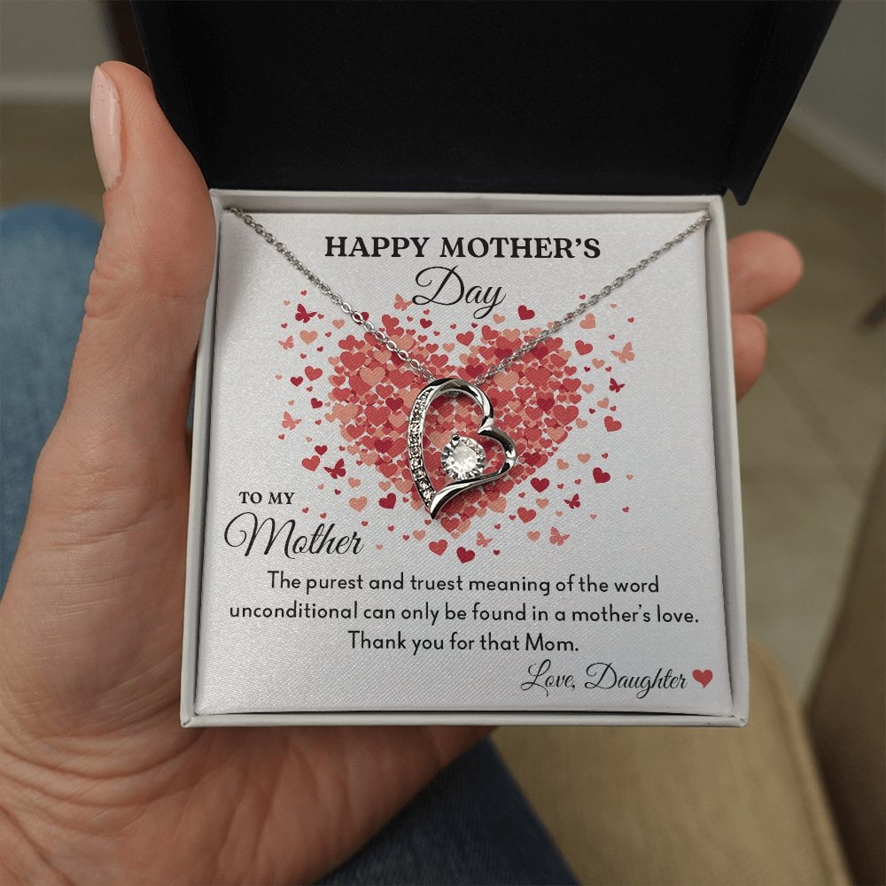 Happy Mother's Day | The Purest And Truest (Forever Love Necklace) | Jewelry | C30025TG, C30025TR, lx-C30025, PB23-WOOD, PROD-2070596, PT-781, TNM-1, USER-43062 | TageUnlimited