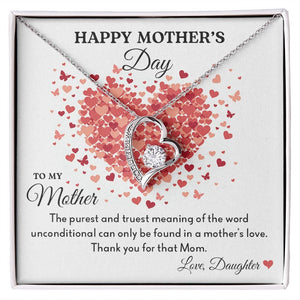 Happy Mother's Day | The Purest And Truest (Forever Love Necklace) | Jewelry | C30025TG, C30025TR, lx-C30025, PB23-WOOD, PROD-2070596, PT-781, TNM-1, USER-43062 | TageUnlimited