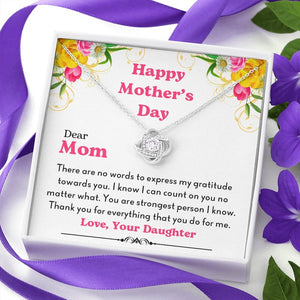 Happy Mother's Day | There Are No Words | Jewelry | C30011TG, C30011TR, lx-C30011, PB23-WOOD, PROD-2067385, PT-922, TNM-1, USER-43062 | TageUnlimited