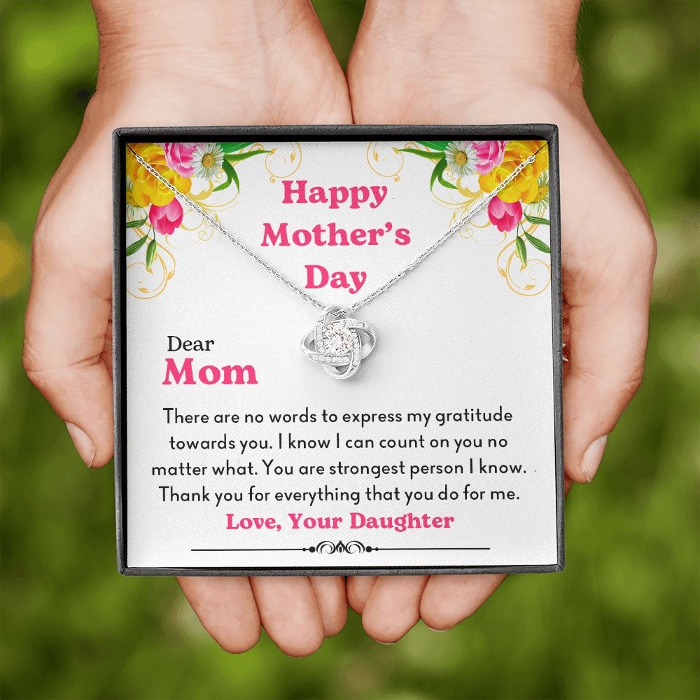 Happy Mother's Day | There Are No Words | Jewelry | C30011TG, C30011TR, lx-C30011, PB23-WOOD, PROD-2067385, PT-922, TNM-1, USER-43062 | TageUnlimited