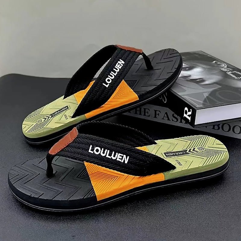 High Quality Brand Men Flip Flops Summer Beach Flip Flops Men Fashion Breathable Casual Men Beach Slippers Summer Outdoor | 0 | Tage-Active