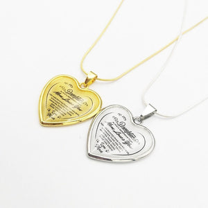High Quality To My Daughter Love Mom Heart Necklace Gold Silver Color Inspirational Letter Pendant Necklaces Choker Jewelry Gift | 0 | Tage-Active