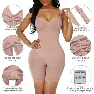 Fajas Colombian Seamless Shapewear High Waist Slimming Belly Tummy Control Pantie Full Body Shaper Shapewear | Tage-Active