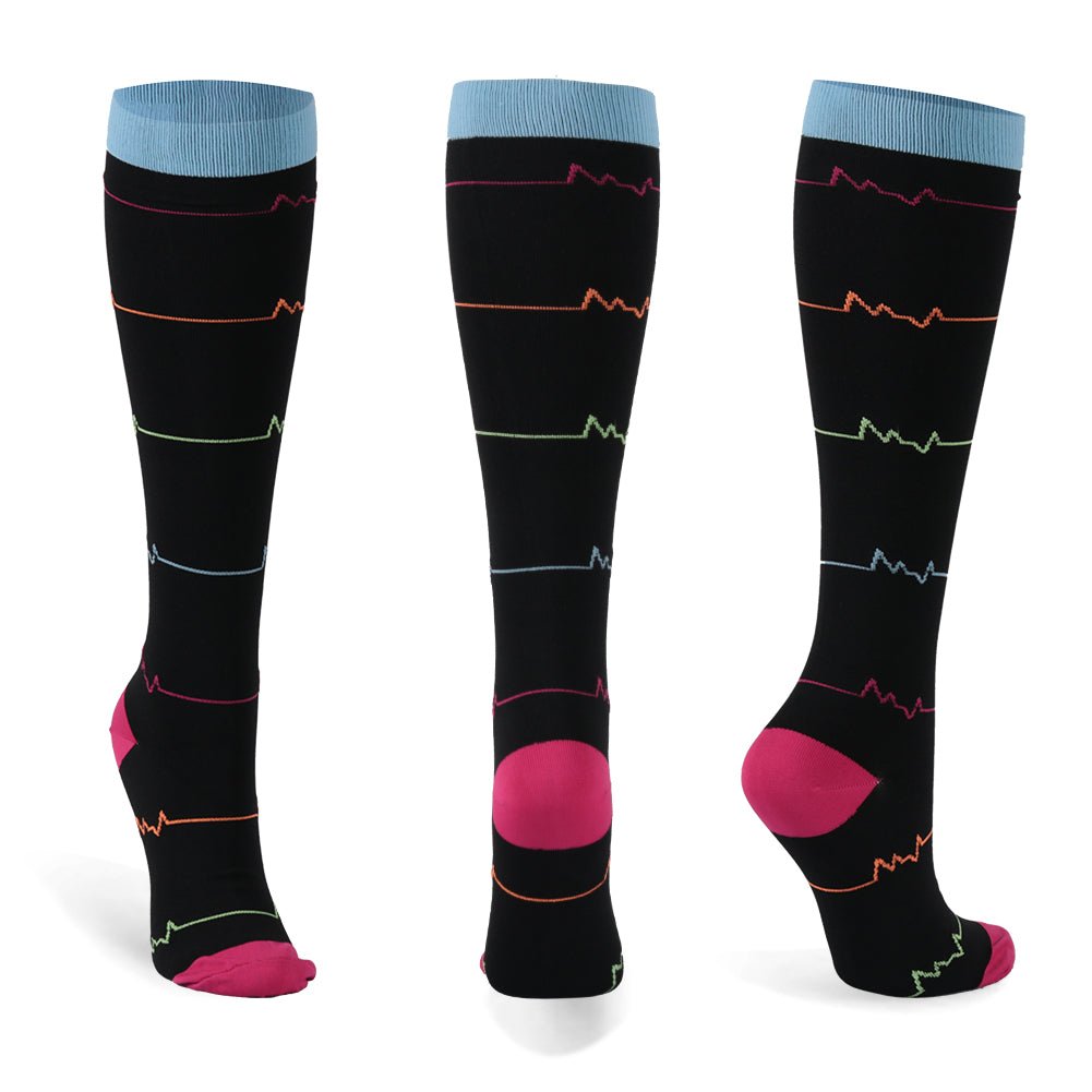 Hot Sale Knee High Long Cycling Medical Stocking 20-30 mmhg for Running Nurse Compression Socks | Tage-Active