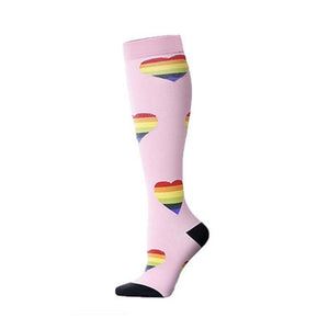 Hot Sale Knee High Long Cycling Medical Stocking 20-30 mmhg for Running Nurse Compression Socks | Tage-Active