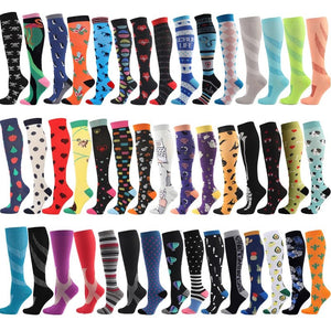 Hot Sale Knee High Long Cycling Medical Stocking 20-30 mmhg for Running Nurse Compression Socks | Tage-Active