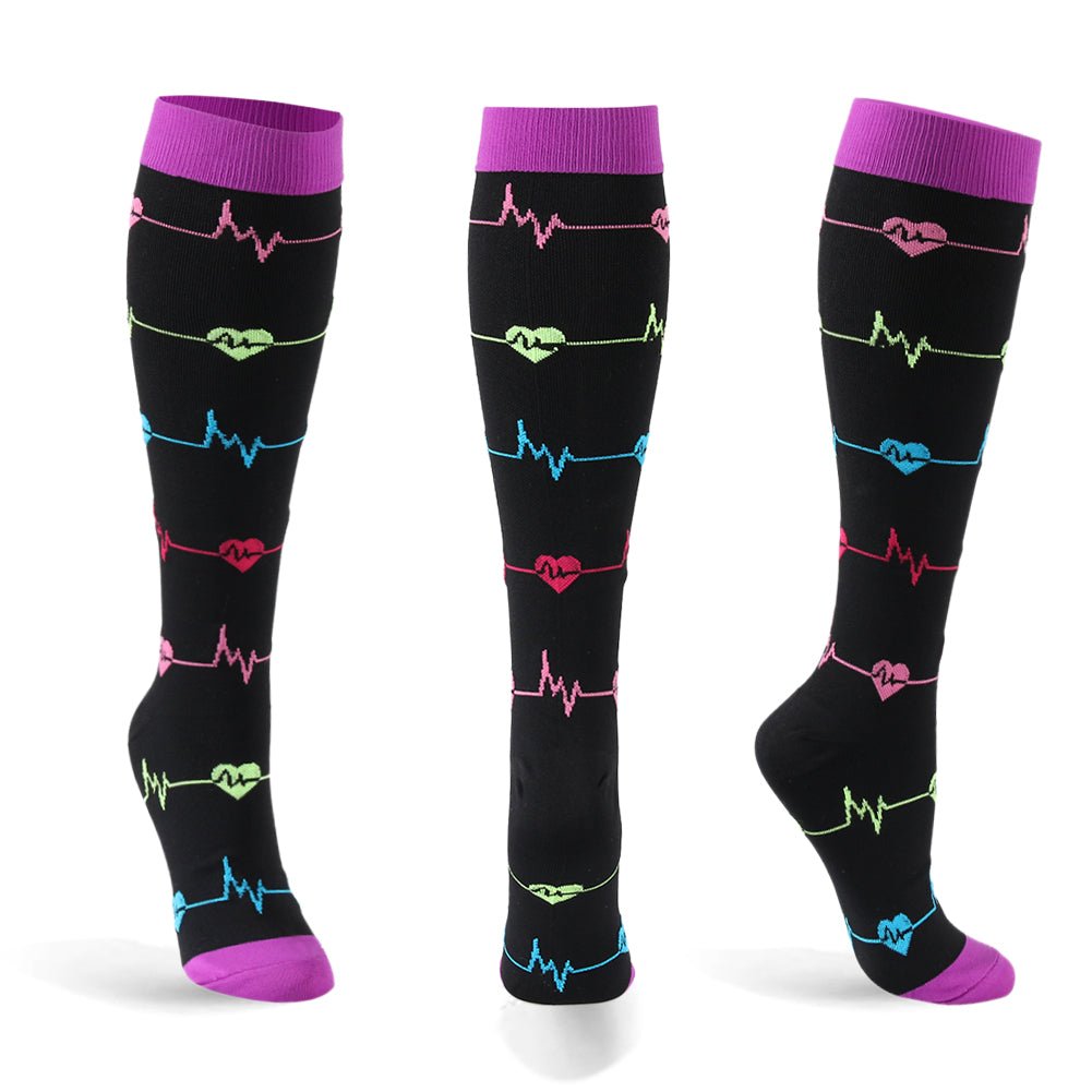 Hot Sale Knee High Long Cycling Medical Stocking 20-30 mmhg for Running Nurse Compression Socks | Tage-Active