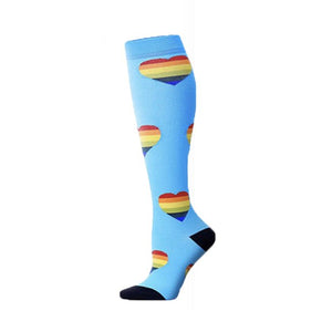 Hot Sale Knee High Long Cycling Medical Stocking 20-30 mmhg for Running Nurse Compression Socks | Tage-Active
