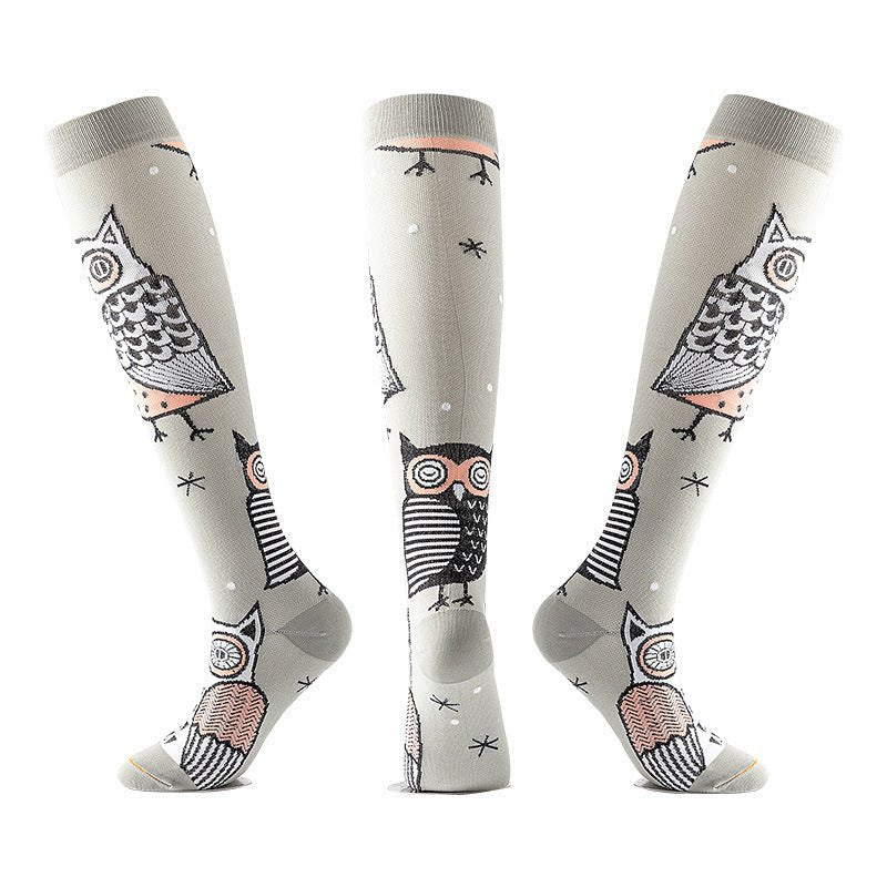 Hot Sale Knee High Long Cycling Medical Stocking 20-30 mmhg for Running Nurse Compression Socks | Tage-Active