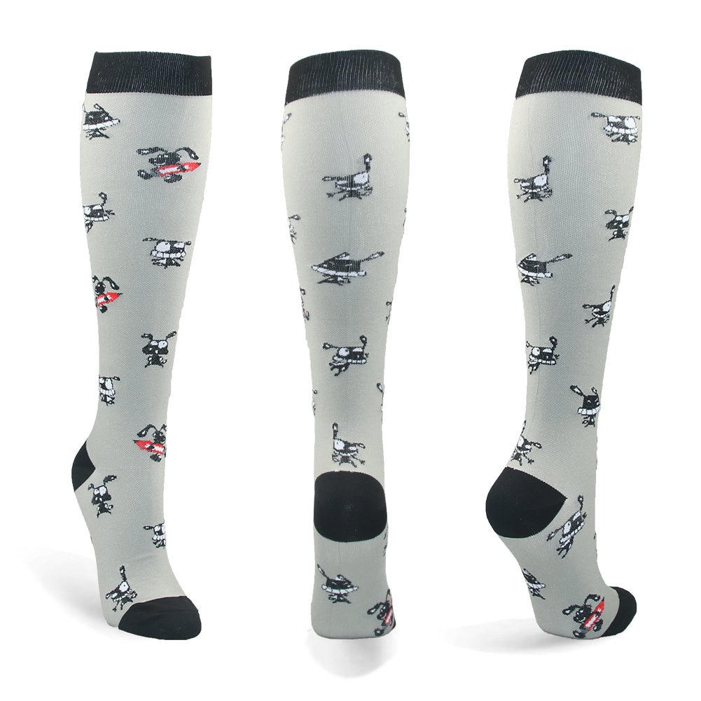 Hot Sale Knee High Long Cycling Medical Stocking 20-30 mmhg for Running Nurse Compression Socks | Tage-Active