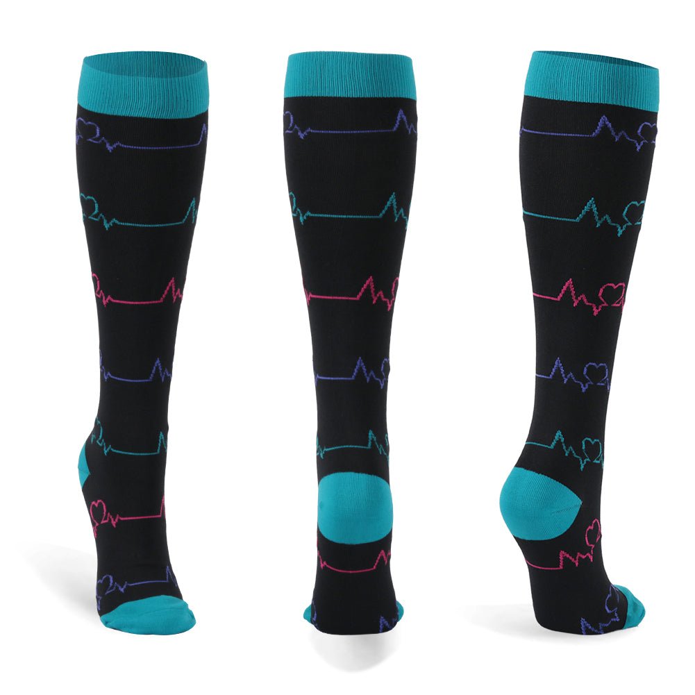 Hot Sale Knee High Long Cycling Medical Stocking 20-30 mmhg for Running Nurse Compression Socks | Tage-Active