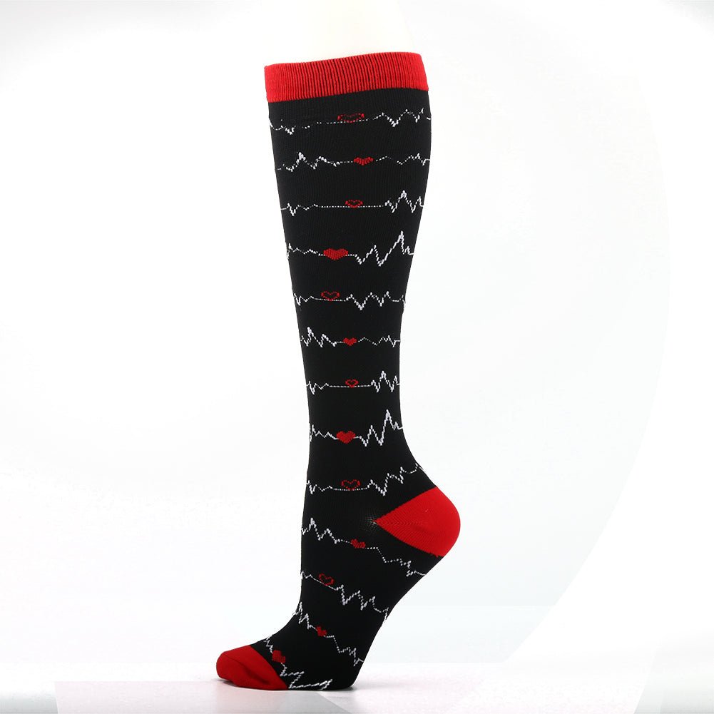 Hot Sale Knee High Long Cycling Medical Stocking 20-30 mmhg for Running Nurse Compression Socks | Tage-Active