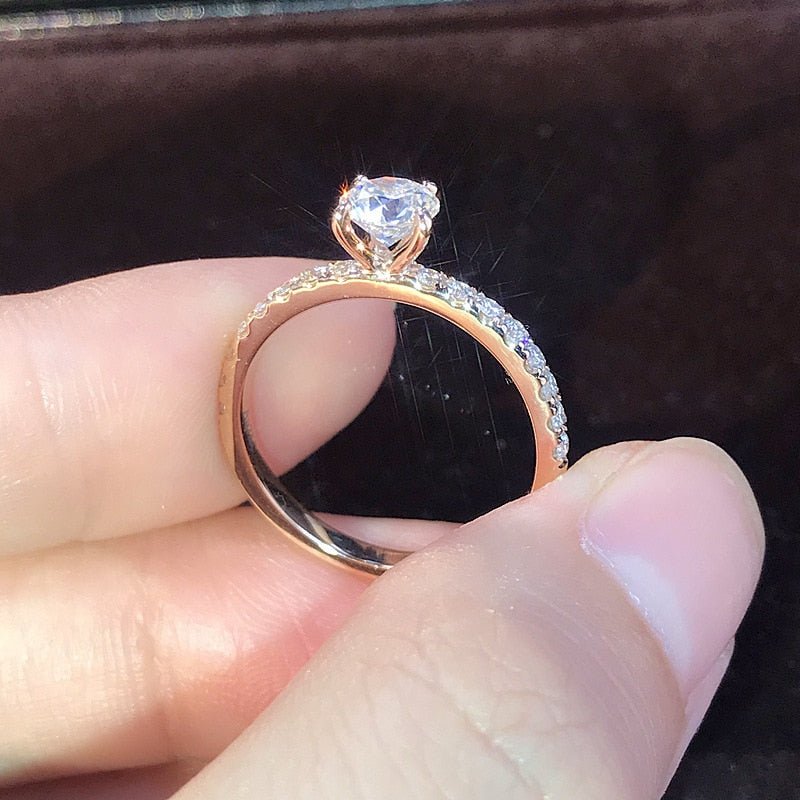 Hot Selling Trendy Claws Design Crystal Zircon Engagement Rings For Women Female Wedding Jewelry Gift Fashion Women Girl Rings | 0 | Tage-Active