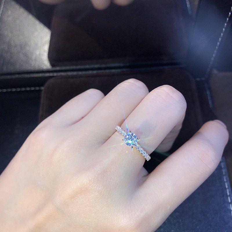 Hot Selling Trendy Claws Design Crystal Zircon Engagement Rings For Women Female Wedding Jewelry Gift Fashion Women Girl Rings | 0 | Tage-Active