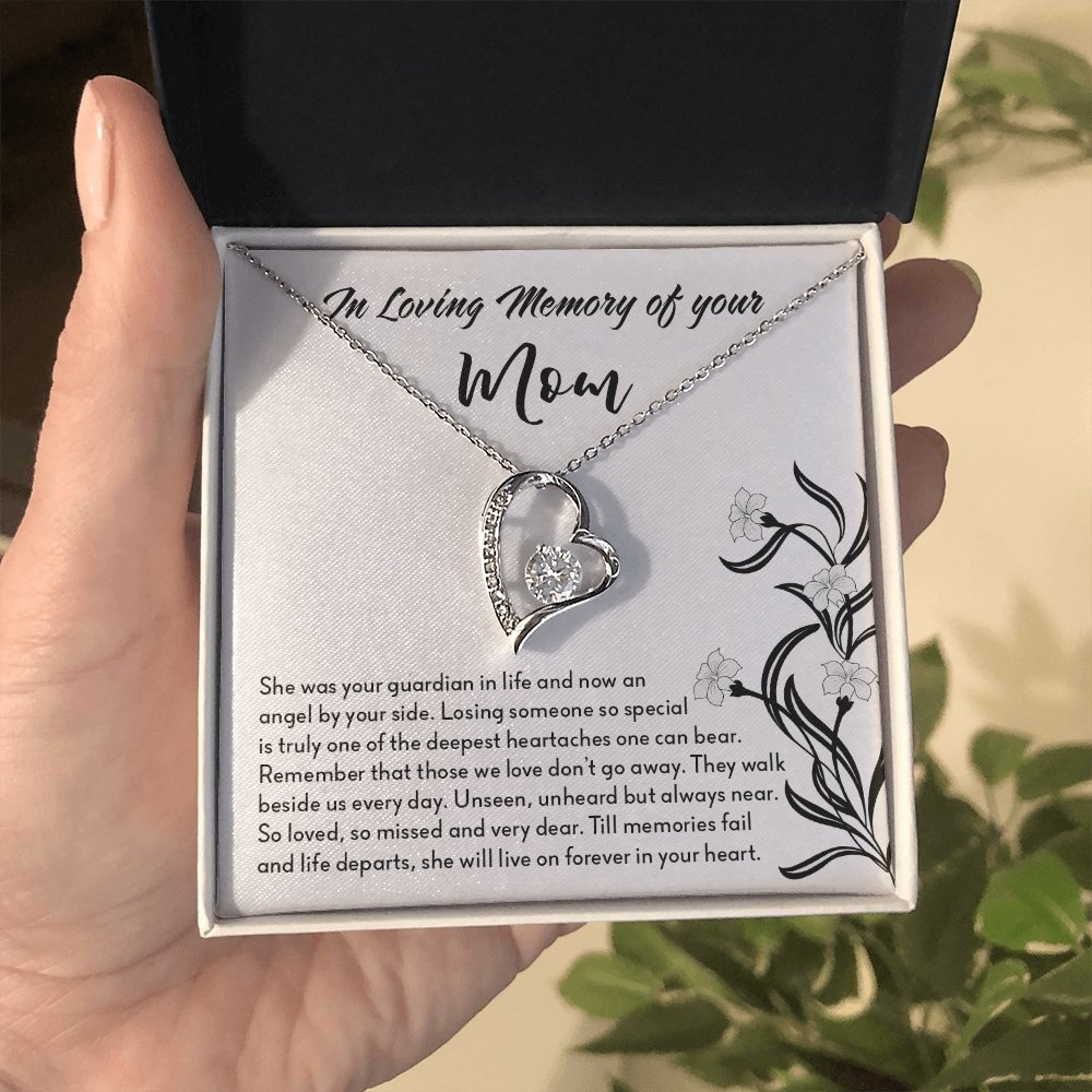 In Loving Memory Of Your Mom | Forever In Your Heart | Jewelry | C30025TG, C30025TR, lx-C30025, PB23-WOOD, PROD-2074239, PT-781, TNM-1, USER-43062 | TageUnlimited