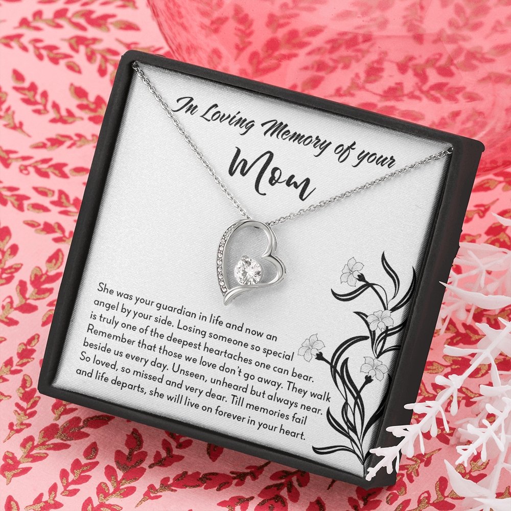 In Loving Memory Of Your Mom | Forever In Your Heart | Jewelry | C30025TG, C30025TR, lx-C30025, PB23-WOOD, PROD-2074239, PT-781, TNM-1, USER-43062 | TageUnlimited