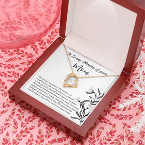 In Loving Memory Of Your Mom | Forever In Your Heart | Jewelry | C30025TG, C30025TR, lx-C30025, PB23-WOOD, PROD-2074239, PT-781, TNM-1, USER-43062 | TageUnlimited