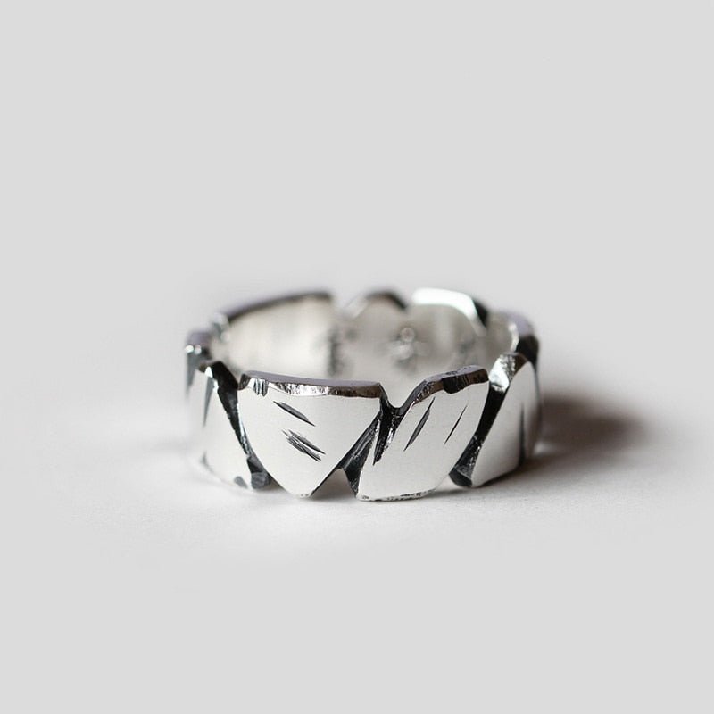 INS Fashion Silver Color Minimalist Irregular Twined Finger Rings Creative Geometric Punk Opening Rings for Women Girls Jewelry | 0 | Tage-Active
