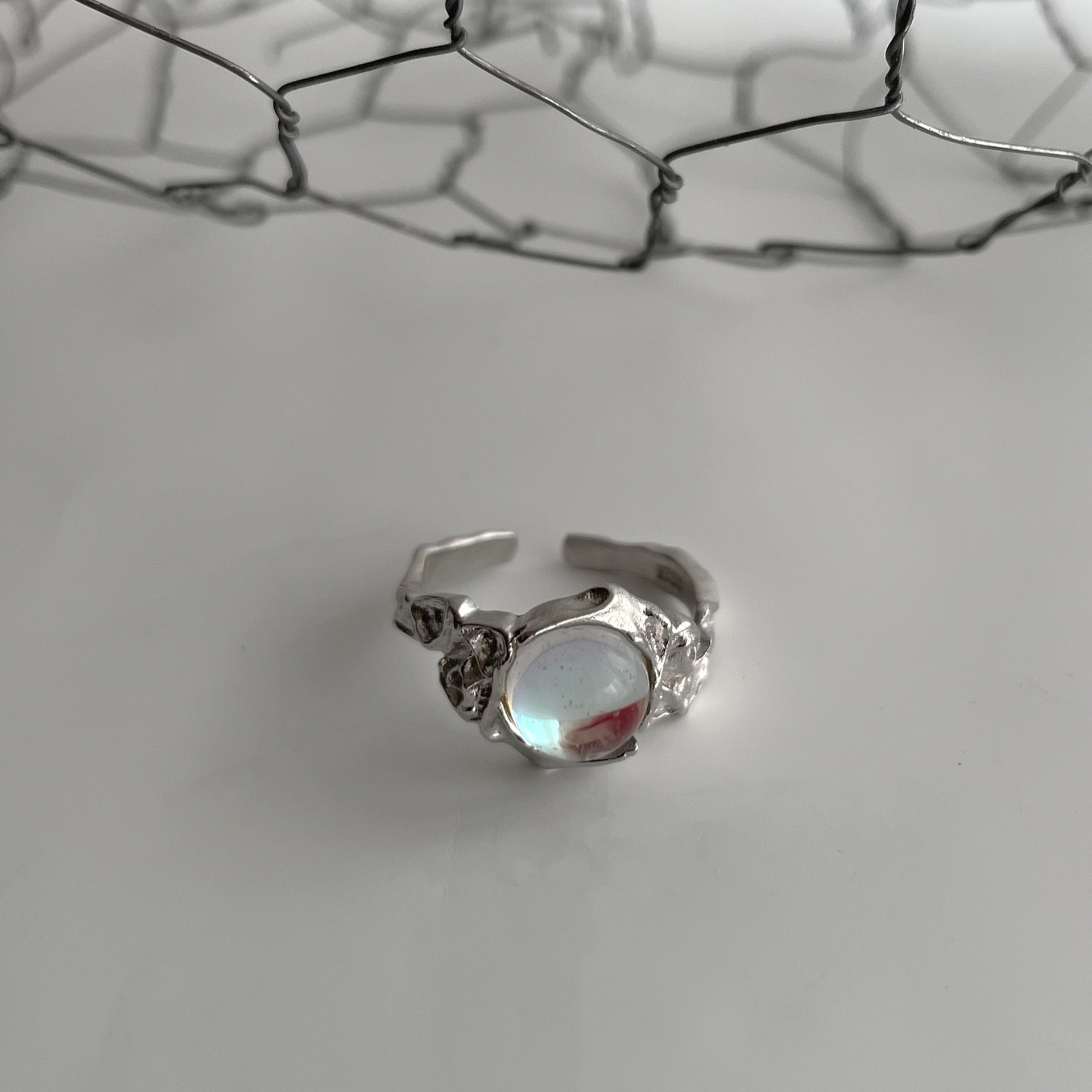 INS Fashion Silver Color Minimalist Irregular Twined Finger Rings Creative Geometric Punk Opening Rings for Women Girls Jewelry | 0 | Tage-Active