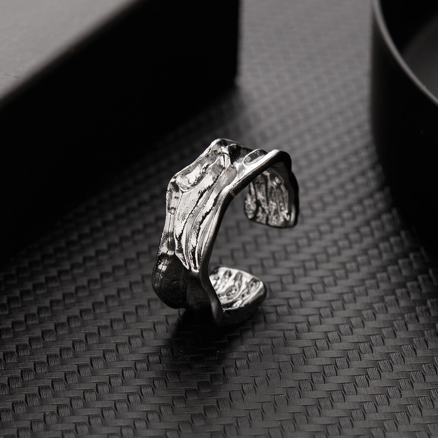 INS Fashion Silver Color Minimalist Irregular Twined Finger Rings Creative Geometric Punk Opening Rings for Women Girls Jewelry | 0 | Tage-Active