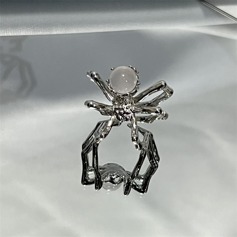 INS Fashion Silver Color Minimalist Irregular Twined Finger Rings Creative Geometric Punk Opening Rings for Women Girls Jewelry | 0 | Tage-Active