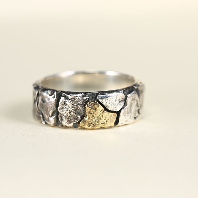 INS Fashion Silver Color Minimalist Irregular Twined Finger Rings Creative Geometric Punk Opening Rings for Women Girls Jewelry | 0 | Tage-Active