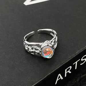 INS Fashion Silver Color Minimalist Irregular Twined Finger Rings Creative Geometric Punk Opening Rings for Women Girls Jewelry | 0 | Tage-Active