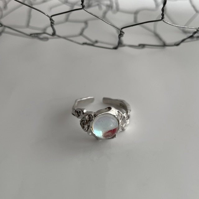 INS Fashion Silver Color Minimalist Irregular Twined Finger Rings Creative Geometric Punk Opening Rings for Women Girls Jewelry | 0 | Tage-Active