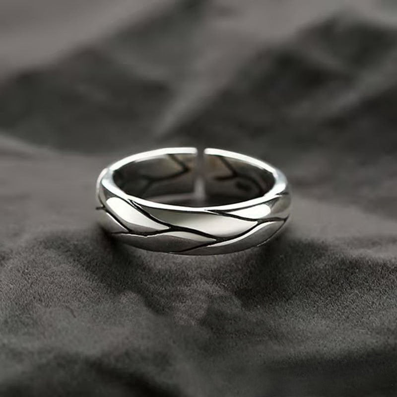 INS Fashion Silver Color Minimalist Irregular Twined Finger Rings Creative Geometric Punk Opening Rings for Women Girls Jewelry | 0 | Tage-Active