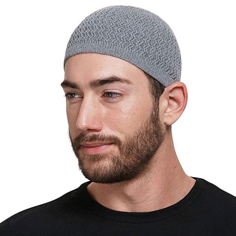 Islam Muslim Cap Men Prayer Hats Unisex Beanies Cap Saudi Arabia Men Clothing Ramadan Jewish Kippah Men&#39;s Wrap Head Caps | TageUnlimited