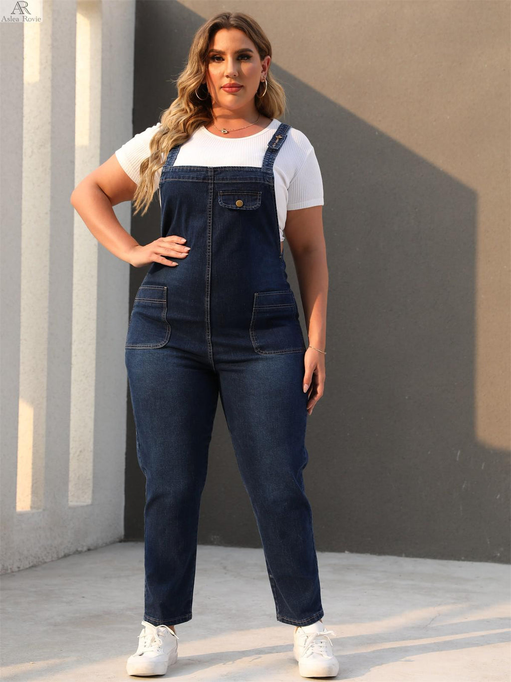 Jumpsuits Women High waist plus size Casual Straight Ladies Female Denim Ankle-length Jeans Rompers 6XL 7XL 8XL | 0 | TageUnlimited