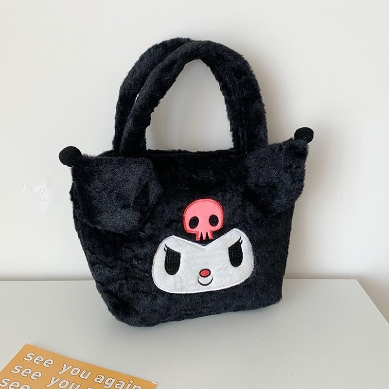 Kawaii Cinnamoroll Sanrio Plush Bag My Melody Anime Handbags Kt Cat Purin Dog Kuromi Plushie Free Shipping Backpack for Girls | 0 | Tage-Active