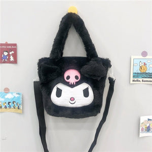 Kawaii Cinnamoroll Sanrio Plush Bag My Melody Anime Handbags Kt Cat Purin Dog Kuromi Plushie Free Shipping Backpack for Girls | 0 | Tage-Active