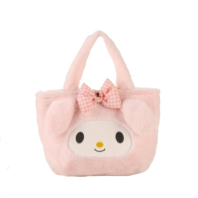 Kawaii Cinnamoroll Sanrio Plush Bag My Melody Anime Handbags Kt Cat Purin Dog Kuromi Plushie Free Shipping Backpack for Girls | 0 | Tage-Active