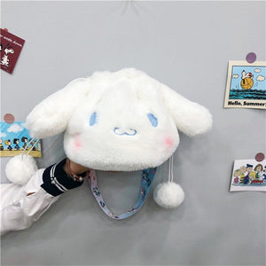 Kawaii Cinnamoroll Sanrio Plush Bag My Melody Anime Handbags Kt Cat Purin Dog Kuromi Plushie Free Shipping Backpack for Girls | 0 | Tage-Active